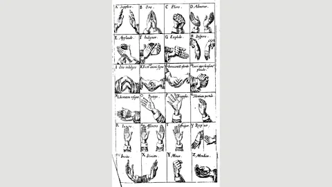 Wikipedia An illustration from Chirologia by John Bulwer (Credit: Wikipedia)