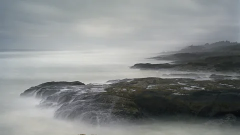Zeb Andrews/Getty Forced to walk without shoes on the jagged rock, De-Cuys could be tracked by the blood from her torn feet (Credit: Zeb Andrews/Getty)