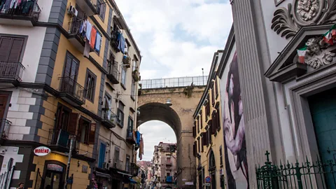 Amanda Ruggeri Once outside of the city walls, today Rione Sanità is one of the city’s most colourful, bustling quarters (Credit: Amanda Ruggeri)
