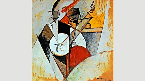 The Guggenheim, New York Albert Gleizes’ painting Composition Pour Jazz, from 1915, shows how quickly jazz became an idea that inspired artists in other media (Credit: The Guggenheim, New York)