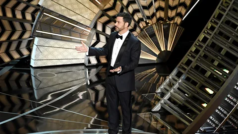 Getty Images Jimmy Kimmel was relaxed and funny – a natural Oscars host (Credit: Getty Images)