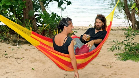 Amy Parsons Ben and Lisa could never have imagined that they would be given an island (Credit: Amy Parsons)