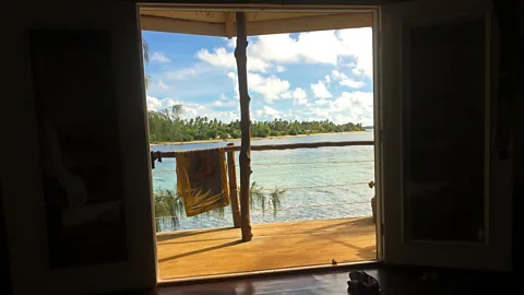 Rob Roberts The seaside fales at Ben and Lisa's resort come with a beautiful view (Credit: Rob Roberts)