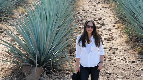 Bertha Gonzalez Nieves She’s now the first female to hold the Maestra Tequilera (a designation equivalent of a wine sommelier that took her 12 years to earn). (Credit: Bertha Gonzalez Nieves)