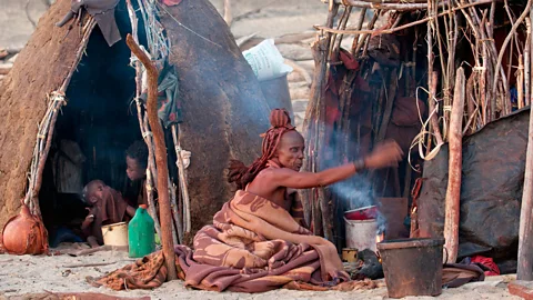 Alamy When Jules Davidoff visited a Himba 'kraal', he found no traces of western influence in their way of life (Credit: Alamy)