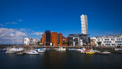 Alamy The Turning Torso skyscraper, the tallest in Scandinavia, is in Malmo and owned by HSB Sweden (Credit: Alamy)