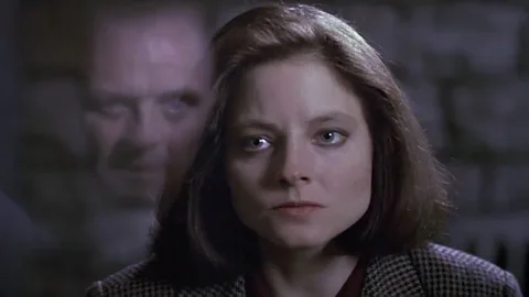 MGM Most of the characters in The Silence of the Lambs stare at Clarice Starling at one point or another – the film is very much a commentary on the ‘male gaze’ (Credit: MGM)
