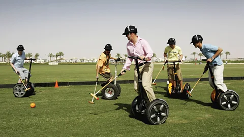 Getty Images Expats play polo on Segways in Dubai (Credit: Getty Images)