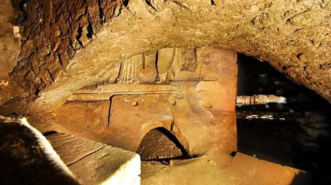 Gennaro Morgese/Celanapoli Association Leggieri spent more than 20 years excavating the ancient cemetery (Credit: Gennaro Morgese/Celanapoli Association)