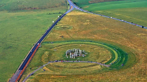 Alamy The tunnel would re-route the A303 underground to the south of the stones (Credit: Alamy)