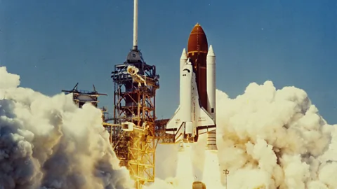 Getty Images The 'normalisation of deviance' may explain the errors leading to the explosion of Nasa's Challenger space-shuttle (Credit: Getty Images)