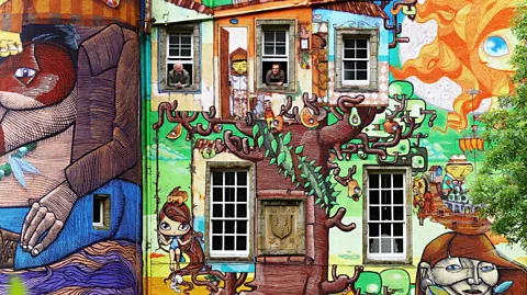 Getty Images 800 years-old Kelburn Castle, near Fairlie, North Ayrshire, is home of the unique and internationally renowned Castle Graffiti Project (Credit: Getty Images)