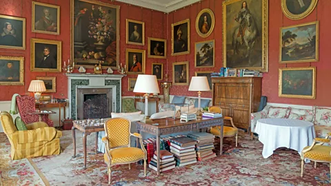 Steve Elliot, Art24 By the 1980s, says Ludo, there was a tree growing through the North Wing at Ardgowan Estate and rooms that had been locked up and forgotten about (Credit: Steve Elliot, Art24)