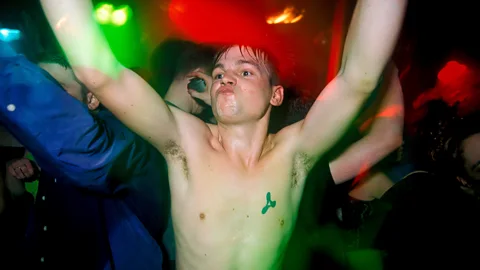 Alamy A raver at Cream in Liverpool, 1996 (Credit: Alamy)