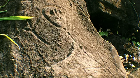 Melissa Banigan In 1995, a local archaeologist found petroglyphs on Basse-Terre island (Credit: Melissa Banigan)