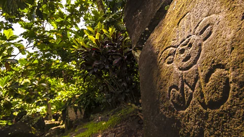 BRUSINI Aurlien/hemis.fr/Getty Images Most petroglyphs found in the area are simplistic or abstract (Credit: BRUSINI Aurlien/hemis.fr/Getty Images)