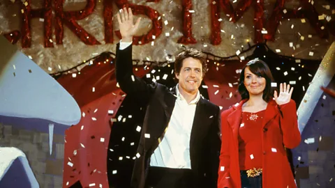 Alamy The main characters, such as the UK prime minister David (Hugh Grant), are smitten with someone they have barely spoken to (Credit: Alamy)