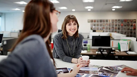 Alamy Knowing more about your colleagues can build rapport – but knowing too much can damage trust (Credit: Alamy)