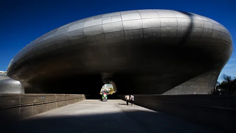 Getty Images The Dongdaemun Design Plaza is an architectural landmark in the north of the city (Credit: Getty Images)