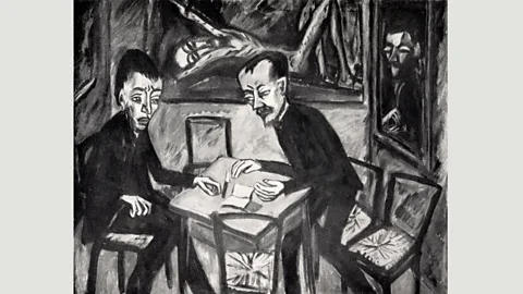 Alamy Bitter rivalries and treachery among siblings also abound, such as in The Brothers Karamazov, shown here in a painting by Erich Heckel (Credit: Alamy)