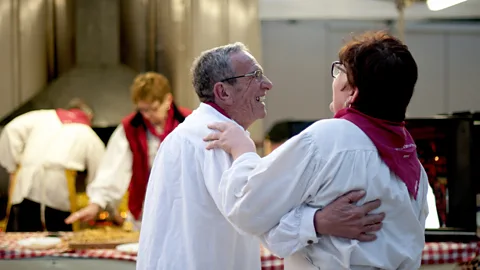 Salvatore Valeri Enrique and Malou dance and laugh at the festival (Credit: Salvatore Valeri)