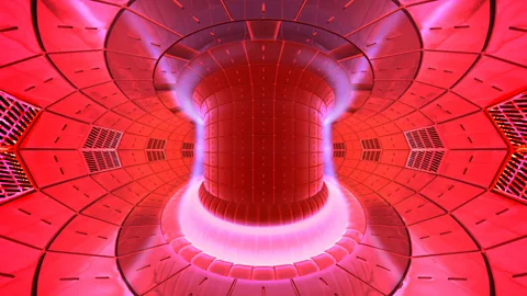 David Parker/Science Photo Library Harnessing power from fusion – a process shown in this rendering of the reactor at Iter – has remained frustratingly out of reach (Credit: David Parker/Science Photo Library)