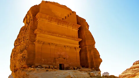 Marjory Woodfield Many Muslims will not come to Madain Saleh because they believe it is cursed (Credit: Marjory Woodfield)