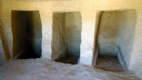 Marjory Woodfield Madain Saleh’s tombs are stunningly well preserved (Credit: Marjory Woodfield)