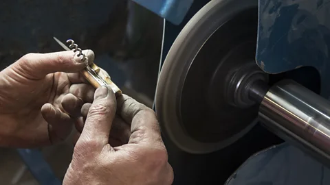 Bill Harby The owners of Thiers’s coutelleries make each knife by hand (Credit: Bill Harby)