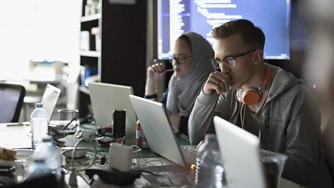 Getty Images Are your great ideas suddenly blocked by a colleague? It could be a sign that you're seen as a rival (Credit: Getty Images)