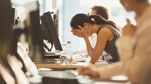 Getty Images Competition and rivalry can make work more stressful, which can lead to poorer decisions down the road (Credit: Getty Images)