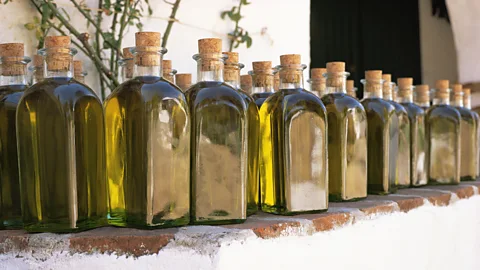 John Miller Photographer/Getty Images Olive oil from millenary trees can cost anywhere from 20 to 100 euros for 500ml (Credit: John Miller Photographer/Getty Images)