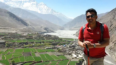 Krishna Prasad Timilsina Can poverty buy you happiness? Maybe so. "If you don’t have a car, you don’t need to worry about petrol", Krishna Prasad Timilsina, 36, explains (Credit: Krishna Prasad Timilsina)