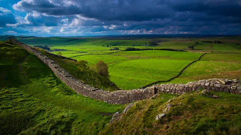 Alamy The wall in Game of Thrones is inspired by Hadrian’s Wall, which the Roman emperor built to contain the Picts in Scotland (Credit: Alamy)