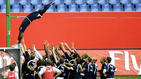 Getty Images If it takes a ‘trust fall’ to get people interested, you’ve got problems (Credit: Getty Images)