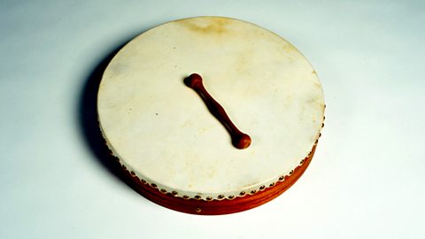 A bodhrán