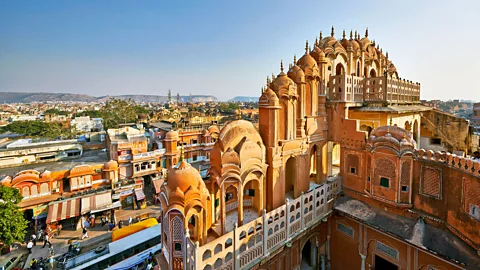 Juergen Ritterbach/Getty South-west of Delhi is the ‘Pink City’ of Jaipur, a popular travel destination (Credit: Juergen Ritterbach/Getty)