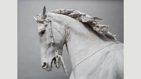Musée Camille Claudel A life-sized plaster model of Paul Dubois’ equestrian statue of Joan of Arc is also displayed (Credit: Musée Camille Claudel)