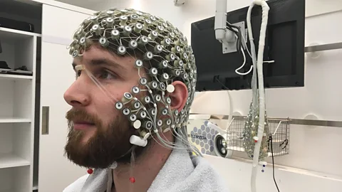 Richard Hollingham Volunteers like Lucas have spent hour after hour awake, trying to carry out complex tasks (Credit: Richard Hollingham)