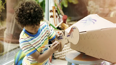 Getty Images The brains of young children are more creative and better at solving new problems, but are also less efficient at doing so (Credit: Getty Images)