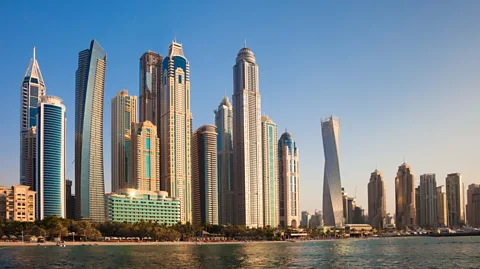 Getty Images In Dubai, falling oil prices have led to many employers cutting the salaries and benefits packages for expat employees (Credit: Getty Images)