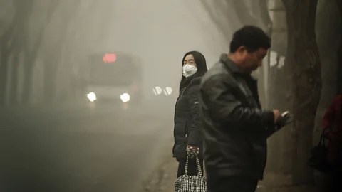 Getty Images Cities in China and elsewhere in Asia have some of the worst levels of pollution in the world (Credit: Getty Images)