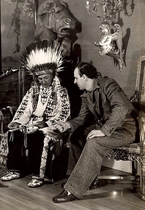 Crazy Horse Memorial For years, Lakota chief Henry Standing Bear championed a monument to American Indians in the Black Hills (Credit: Crazy Horse Memorial)