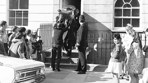 Alamy The murder of Joe Orton by the artist Kenneth Halliwell was dramatised by Stephen Frears in the 1987 film Prick Up Your Ears (Credit: Alamy)