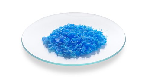 Copper(II) sulfate crystals