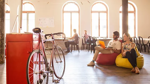 Alamy Scattering a few bean-bags on the floor won’t magically create an office culture (Credit: Alamy)