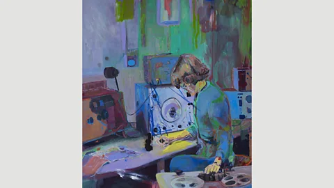 National Galleries of Scotland/The Artist Playwrights Isobel McArthur and Paul Brotherston were inspired by this 2014 painting of Daphne Oram by Victoria Morton (Credit: National Galleries of Scotland/The Artist)