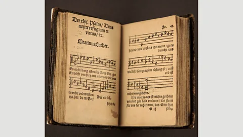 Paul T McCain/Wikimedia Commons While Catholicism would continue to prize visual representations of divinity in painting and sculpture, Protestants embraced music (Credit: Paul T McCain/Wikimedia Commons)