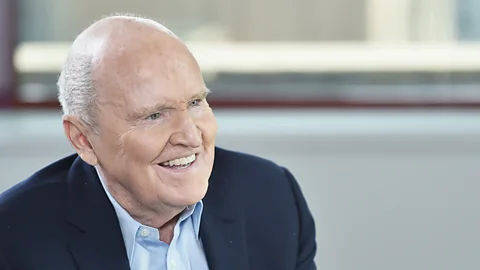 Getty Images General Electric's legendary former chairman Jack Welch advocated the 20-70-10 system, also known as "rank and yank" (Credit: Getty Images)