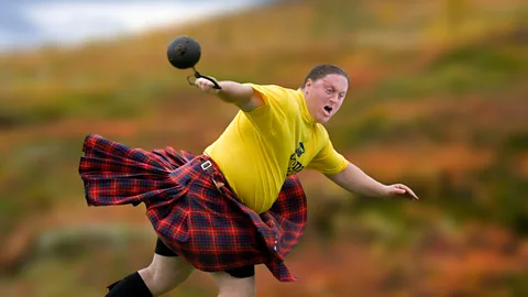 Alamy Highland Games can be a magnet for those who want to explore their Scottish roots (Credit: Alamy)
